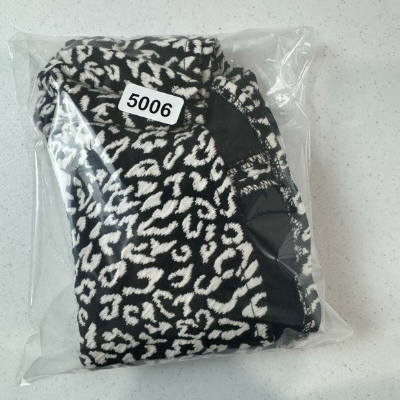 Nicholas Women's Leopard Print A-Line Mini Skirt Black/White Size 0 - Picture 13 of 13